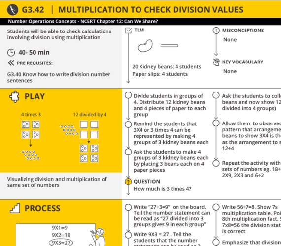 Relationship between multiplication and divison